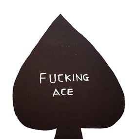 Fucking Ace (Woodcut) by David Shrigley