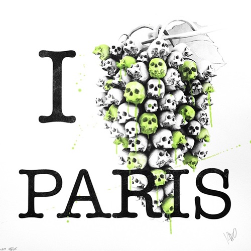 I Grape Paris (Hand-Finished) by Ludo