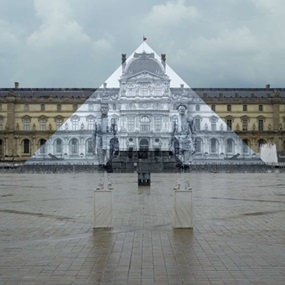 HIdden In The City: The Louvre Pyramid by JR | Liu Bolin