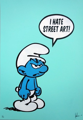 I Hate Street Art (Aqua Paper) by Fake