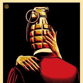 Love Is The Drug (Red) by Shepard Fairey