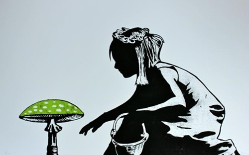 Mushroom Girl (Green) by Dolk