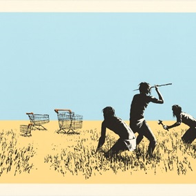 Trolleys (Colour) by Banksy