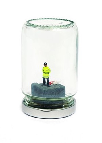 Snowy?... No, Not Seen Him Today  by James Cauty