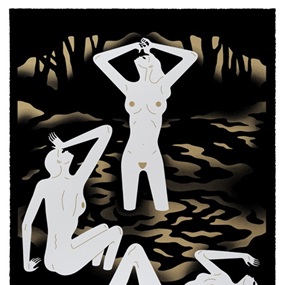 River Of Blood (2023) (Gold) by Cleon Peterson