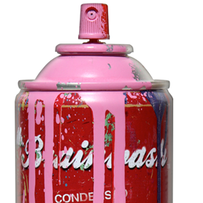 Spray Can (Pink) by Mr Brainwash