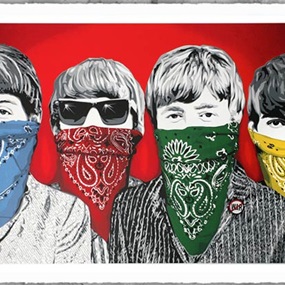 Beatles Bandidos (Red) by Mr Brainwash