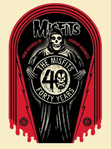 Misfits 40th (Grave) by Shepard Fairey