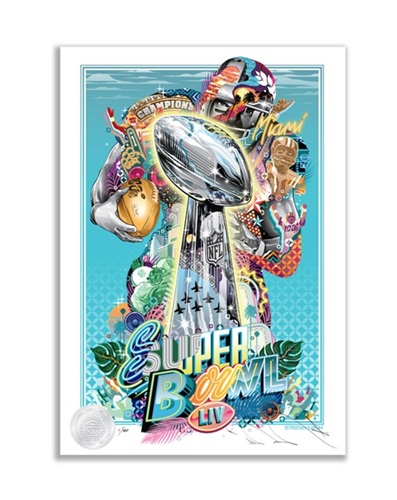 Super Bowl LIV (Timed Edition) by Tristan Eaton