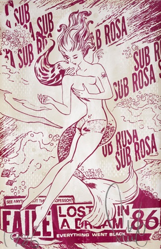 Sub Rosa (In Shimmering Red) by Faile