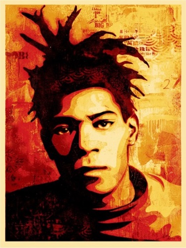 Basquiat Canvas Print  by Shepard Fairey