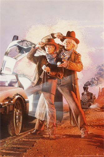 Back To The Future Part III (Art Print Variant) by Drew Struzan