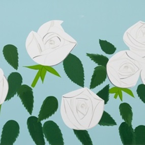 White Roses by Alex Katz