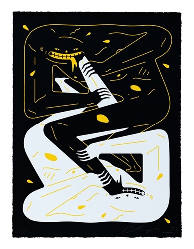 Power (Black and Yellow) by Cleon Peterson