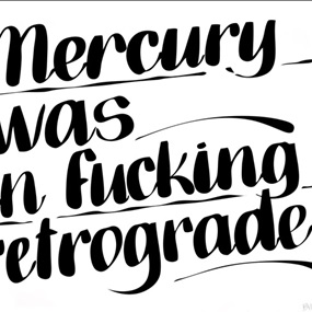 Mercury Was In Fucking Retrograde by Baron Von Fancy