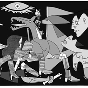 Guernica (Black & Grey Large) by Pure Evil