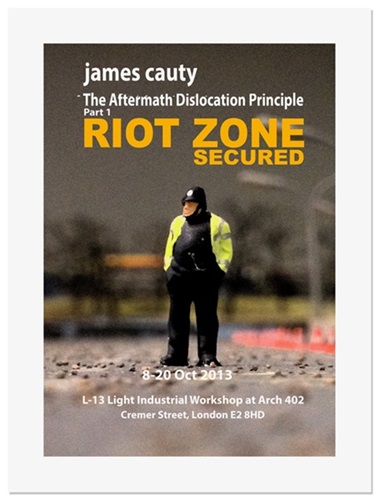 ADP Promo Preview Print 13 - Riot Zone  by James Cauty