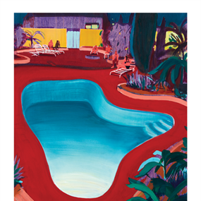 Valley Pool Party by Jules de Balincourt