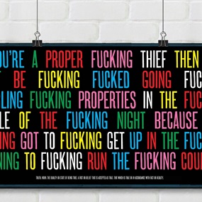 Fucking Thieves (First Edition) by Stanley Donwood