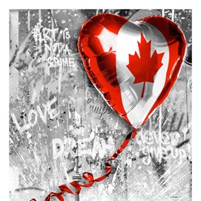 We Love Canada by Mr Brainwash