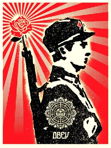 Rose Soldier (First Edition) by Shepard Fairey