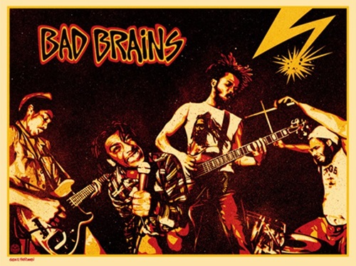 Bad Brains Collaboration Print  by Shepard Fairey