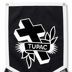 Tupac Pennant (First Edition) by Mike Giant