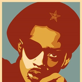 Slick Rick (Red) by Shepard Fairey