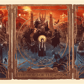 The Lord Of The Rings Triptych (Timed Edition) by Gabz