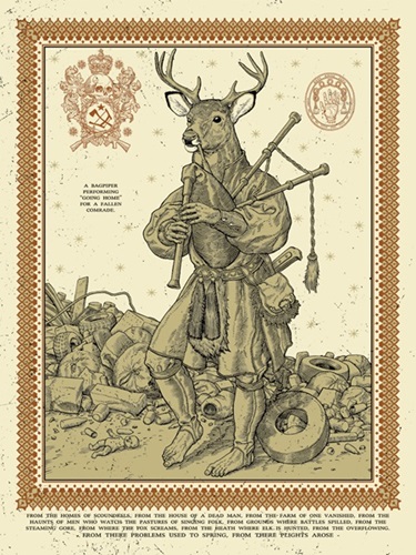 From The Overflowing: Bagpiper  by Ravi Zupa