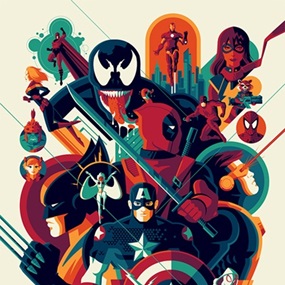 The Modern Age Of Marvel Comics by Tom Whalen