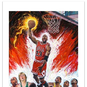 Jumpman Takes Flight (Timed Edition (Red Variant)) by Rich Pellegrino
