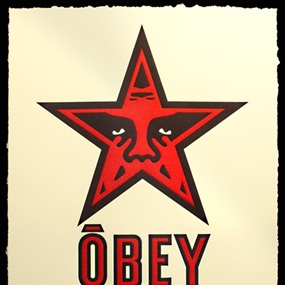 Obey Star (Letterpress) by Shepard Fairey