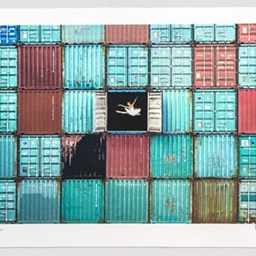 The Ballerina Jumping In Containers, Le Havre, France, 2014 (First Edition) by JR