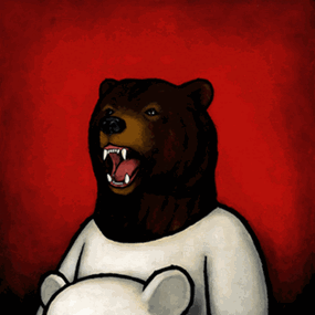 Bear In Mind (Canvas) by Luke Chueh