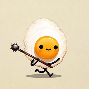 Two-Handed Spiked Mace (Timed Edition) by Mike Mitchell