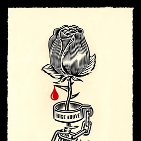 Rose Shackle (Stencil) by Shepard Fairey