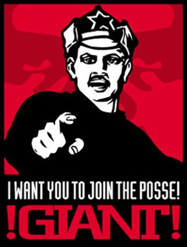 Join The Posse  by Shepard Fairey