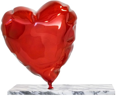 Balloon Heart (Red) by Mr Brainwash