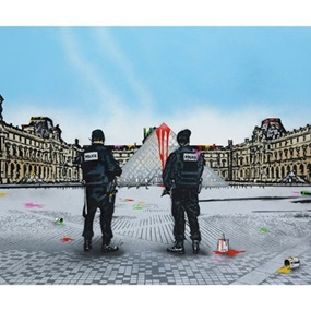 Vandal vs Louvre by Nick Walker
