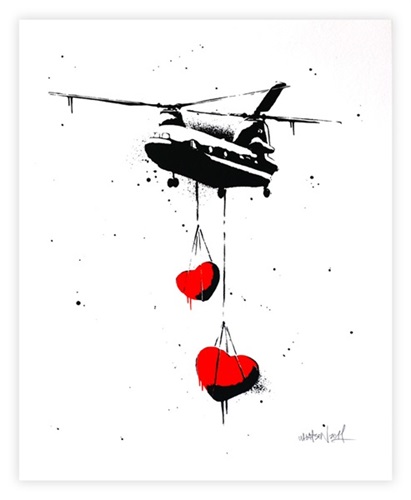 Chinook Hearts (Red) by Martin Whatson