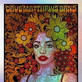 Dave Matthews Band, Shoreline Amphitheatre 2025 (Sparkle Foil Edition) by Chuck Sperry
