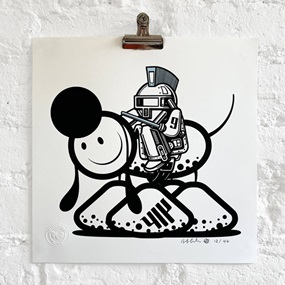 Rohawk No. 9 On A Speckled Dog (30 x 30cm) by The London Police
