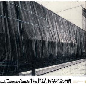 The MCA Wrapped 1969 Poster (Signed) by Christo and Jeanne-Claude