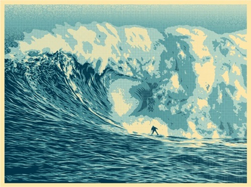 Jaws Wave  by Shepard Fairey