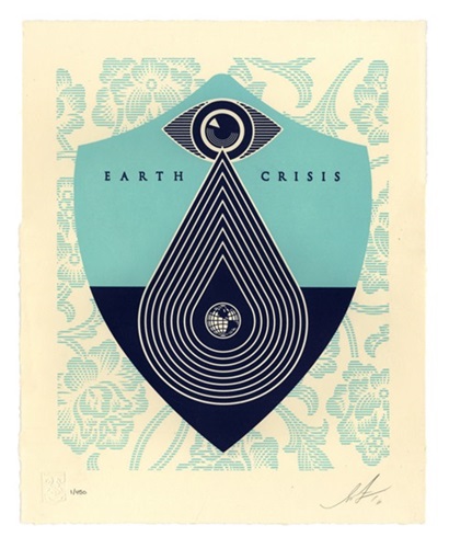 Earth Crisis Letterpress  by Shepard Fairey