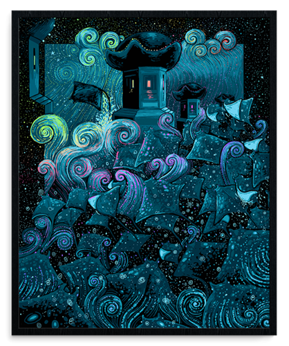 Mobulas In Dreamland  by James R. Eads