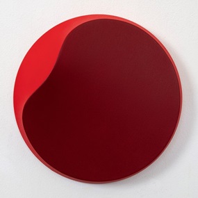 Melted Circle (Red) by Jan Kalab