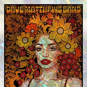 Dave Matthews Band, Shoreline Amphitheatre 2025 (Lava Foil Edition) by Chuck Sperry