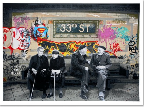 33rd Street  by Mr Brainwash